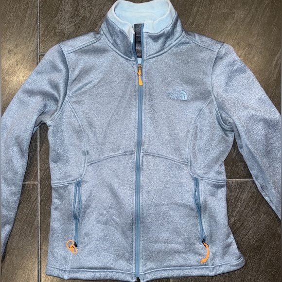 The North Face Jackets & Blazers - The North Face Pale Blue Full-Zip Fleece Jacket